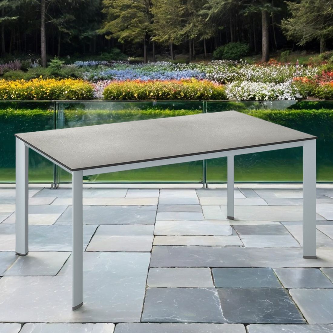 Kettler Edge Gartentisch Aluminium/HPL