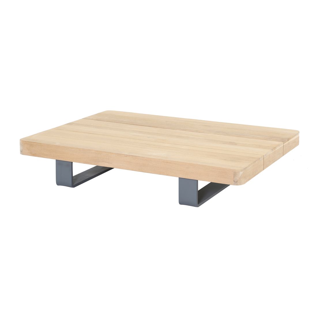 OUTLIV. New York Ecklounge inkl. Loungetisch Aluminium/Teak/Olefin
