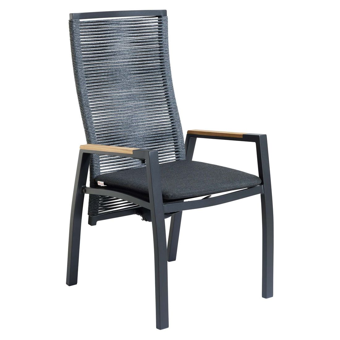 Interliving 7011 Gartensessel verstellbar Aluminium mit Sitzkissen