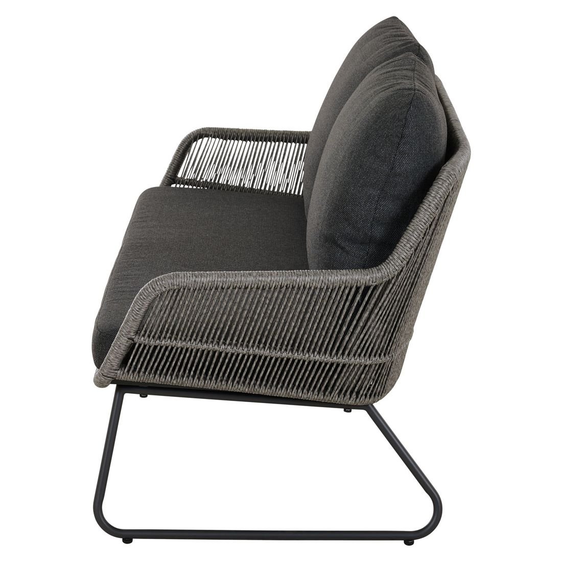 Siena Garden Kansas Loungebank Aluminium/Geflecht