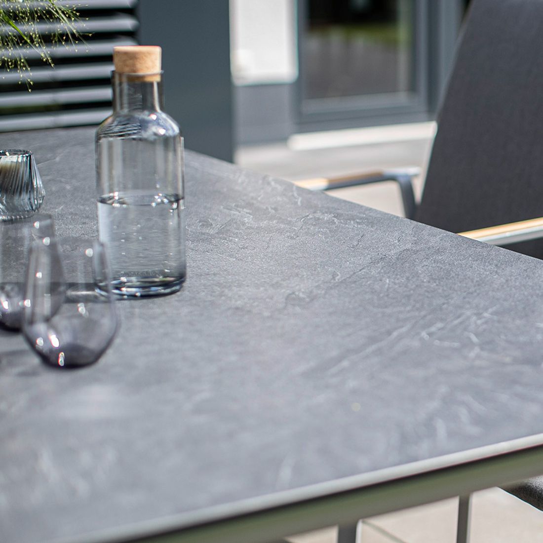 Kettler Forma II Gartenmöbel-Set M verstellbar (4 Plätze) Tisch 95x95cm
