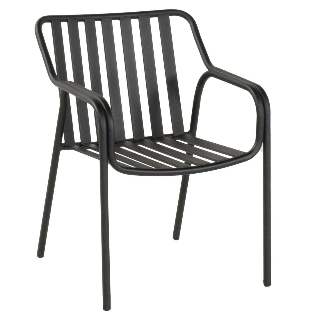SCHÖNER WOHNEN-Kollektion Mivo Stapelsessel Aluminium mit Sitz- und Rückenkissen