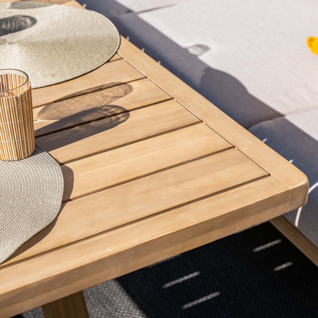 Garden Impressions Santos Dininglounge Tisch 150x90cm Akazie/Rope/Polyester
