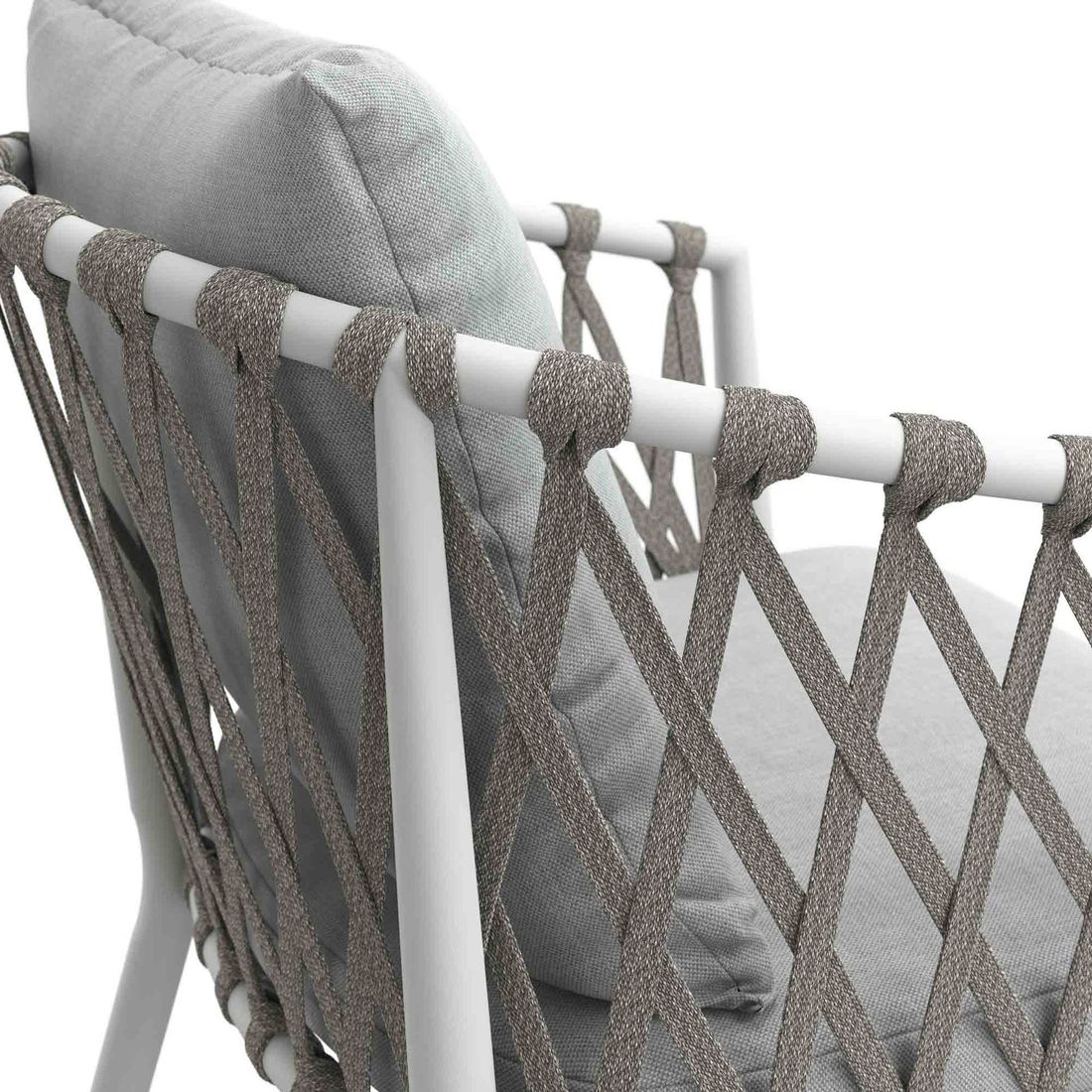 LC Garden Sunrepo Stapelsessel Aluminium mit Sitz- und Rückenkissen