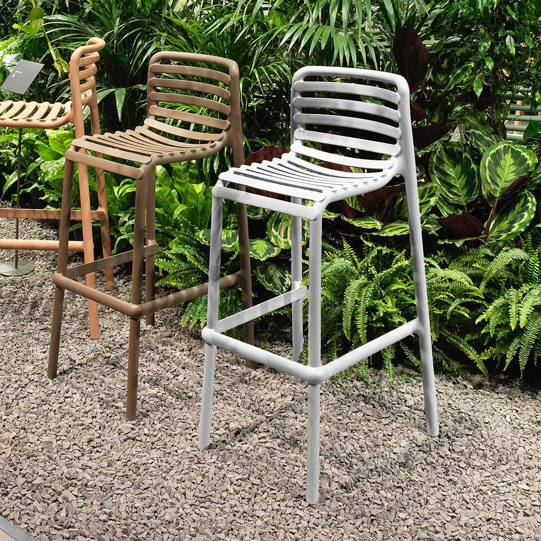Nardi Doga Garten-Barstuhl Kunststoff