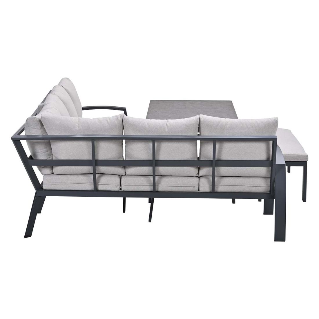 Garden Impressions Vasano Dininglounge Tisch 150x80cm Aluminium/Polyester