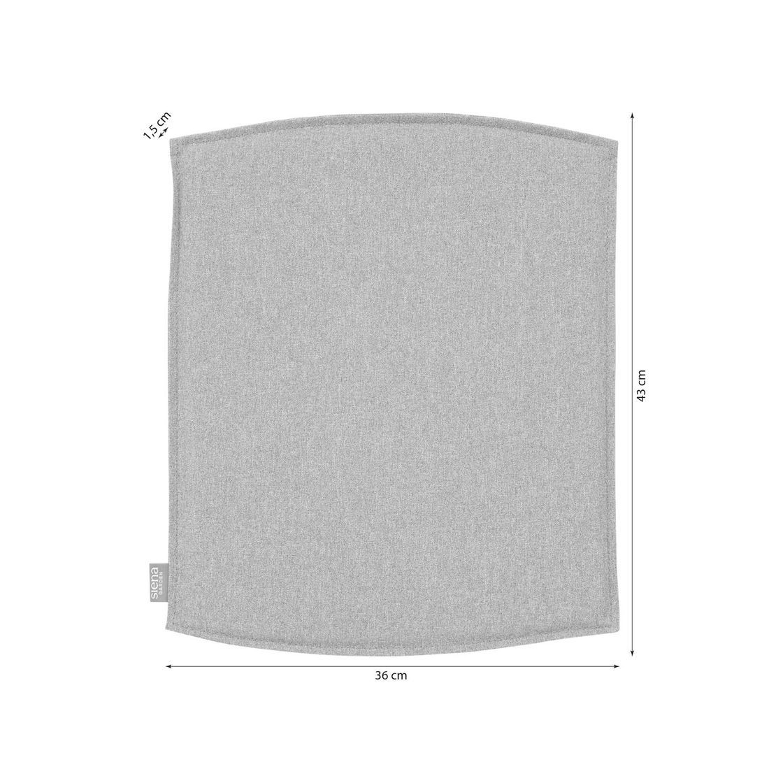 Siena Garden District Sitzkissen 36x43cm Kunstfaser