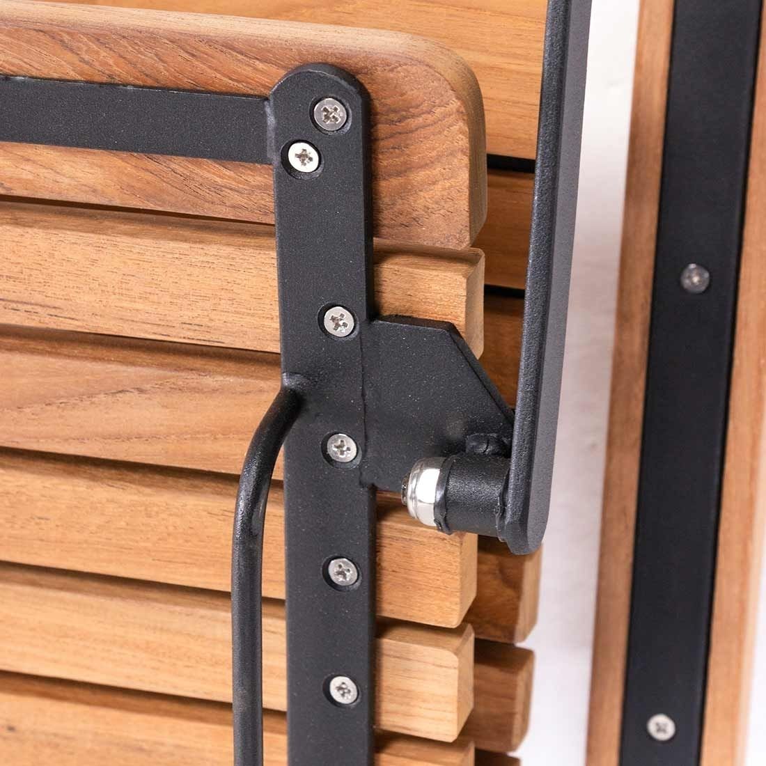 OUTLIV. Lindau Biergartensessel Stahl/Teak