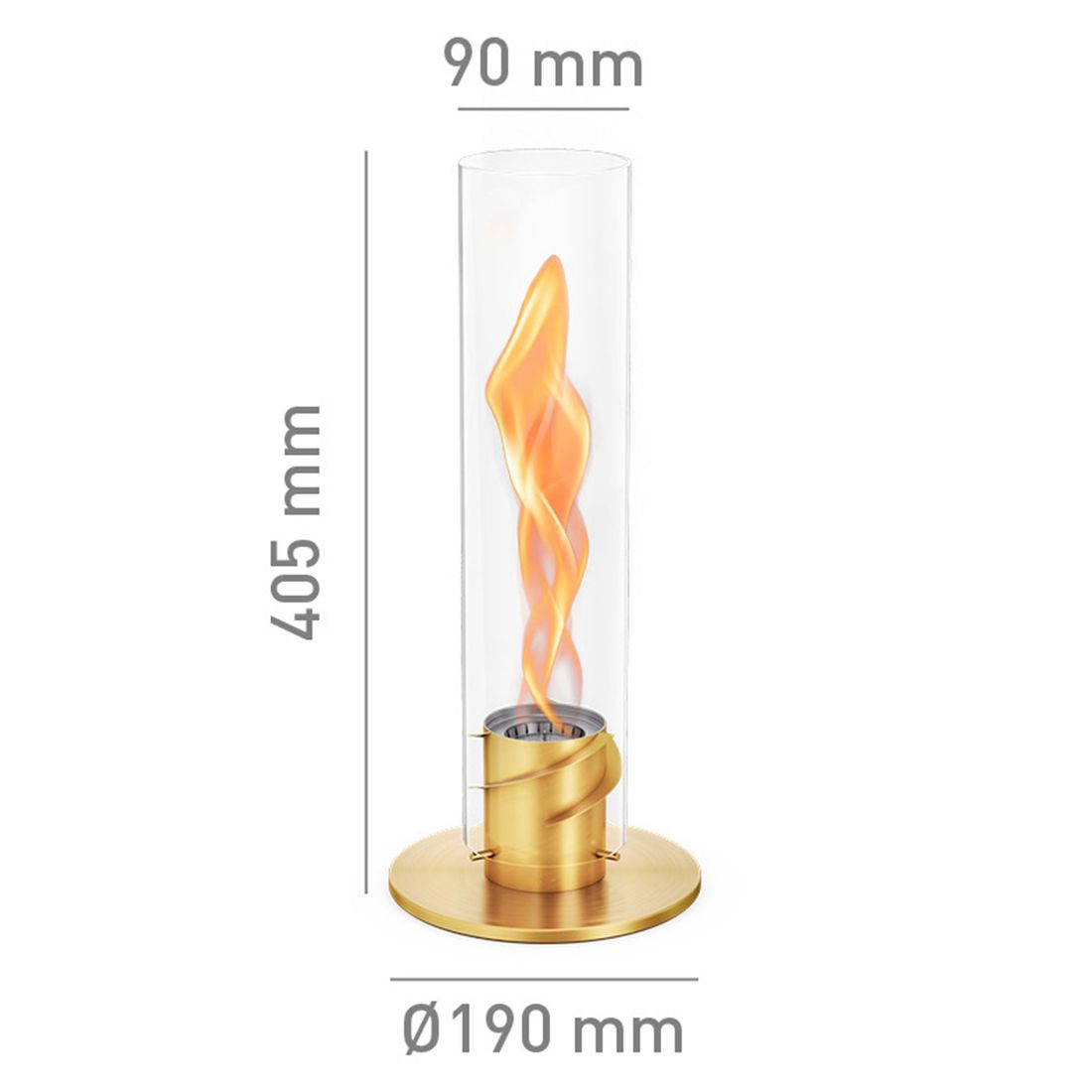 höfats SPIN 900 Tischfeuer Ø9x40,5cm