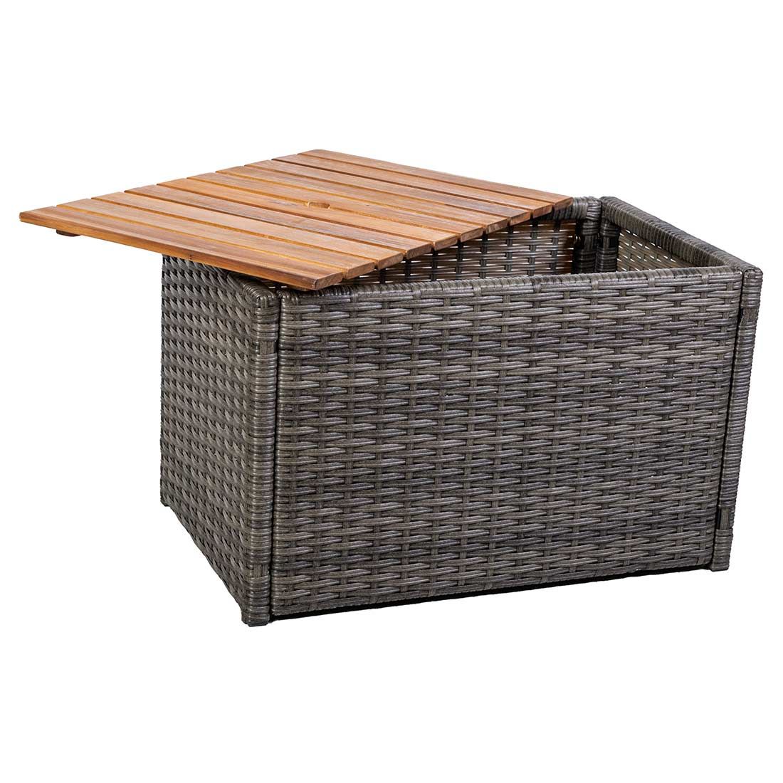 OUTLIV. Multifunktionales Daybed Aluminium/Polyrattan