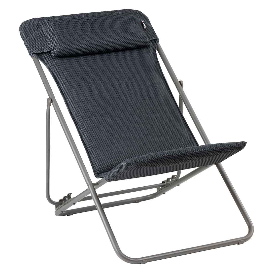 Lafuma Maxi Transat+ Liegestuhl Stahl/BeComfort