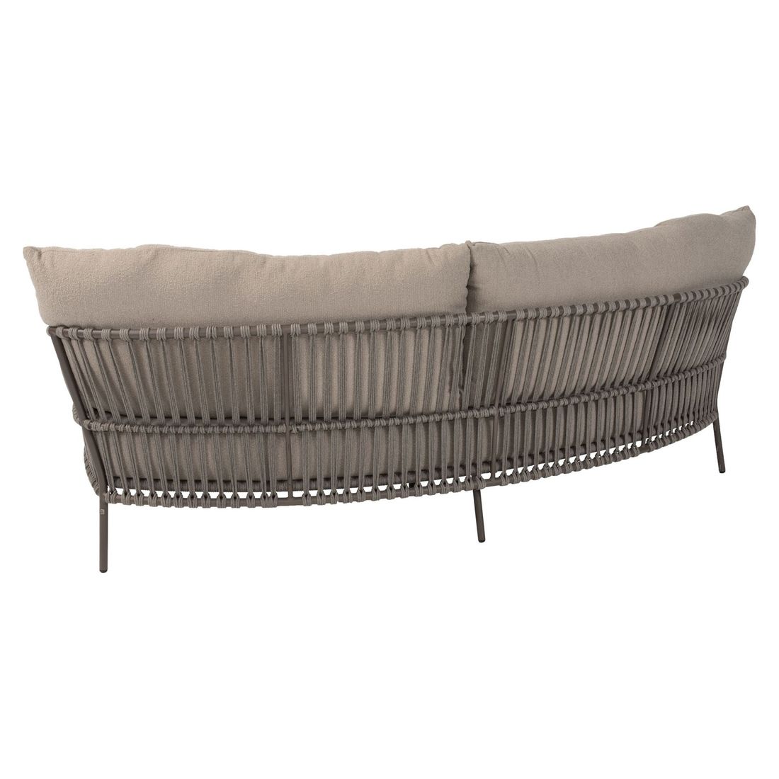 4Seasons Capalbio Loungebank Edelstahl/Rope/Olefin