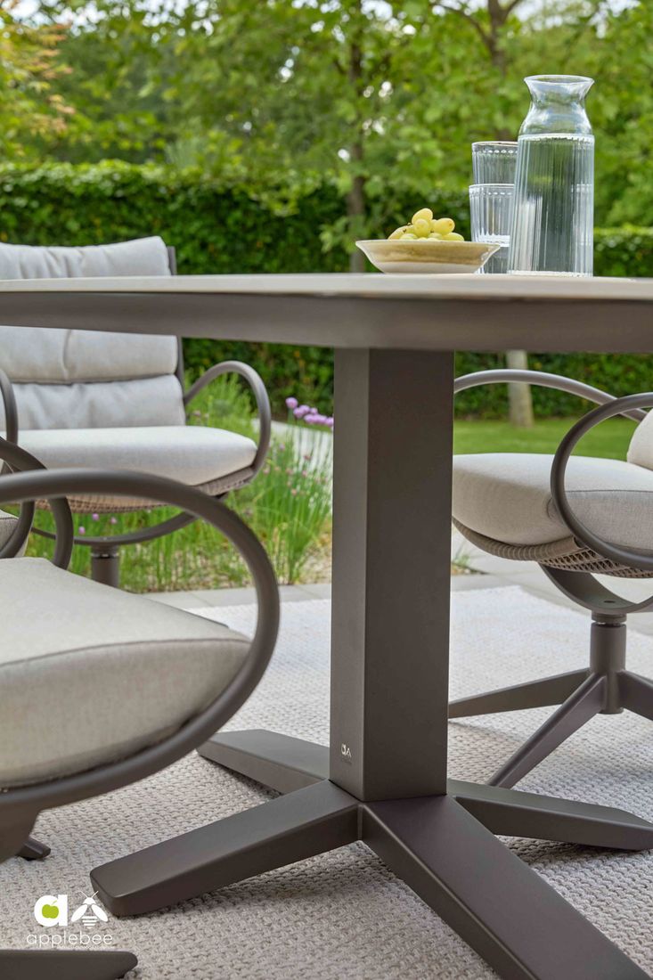 Apple Bee Zanzibar Gartentisch 220x110cm Aluminium/Sinterstone