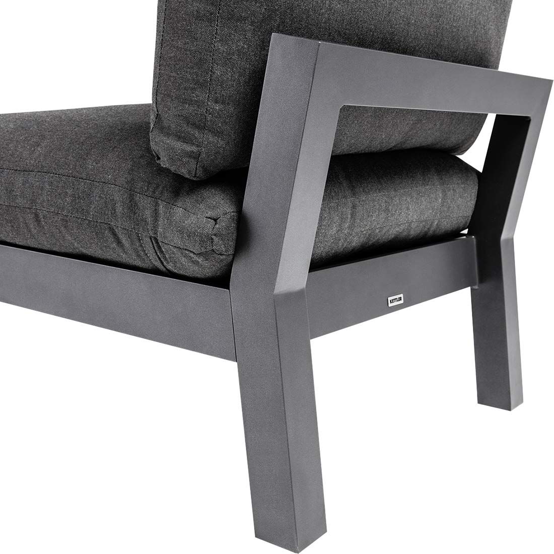 Kettler Comfort Loungesessel Aluminium/Agora