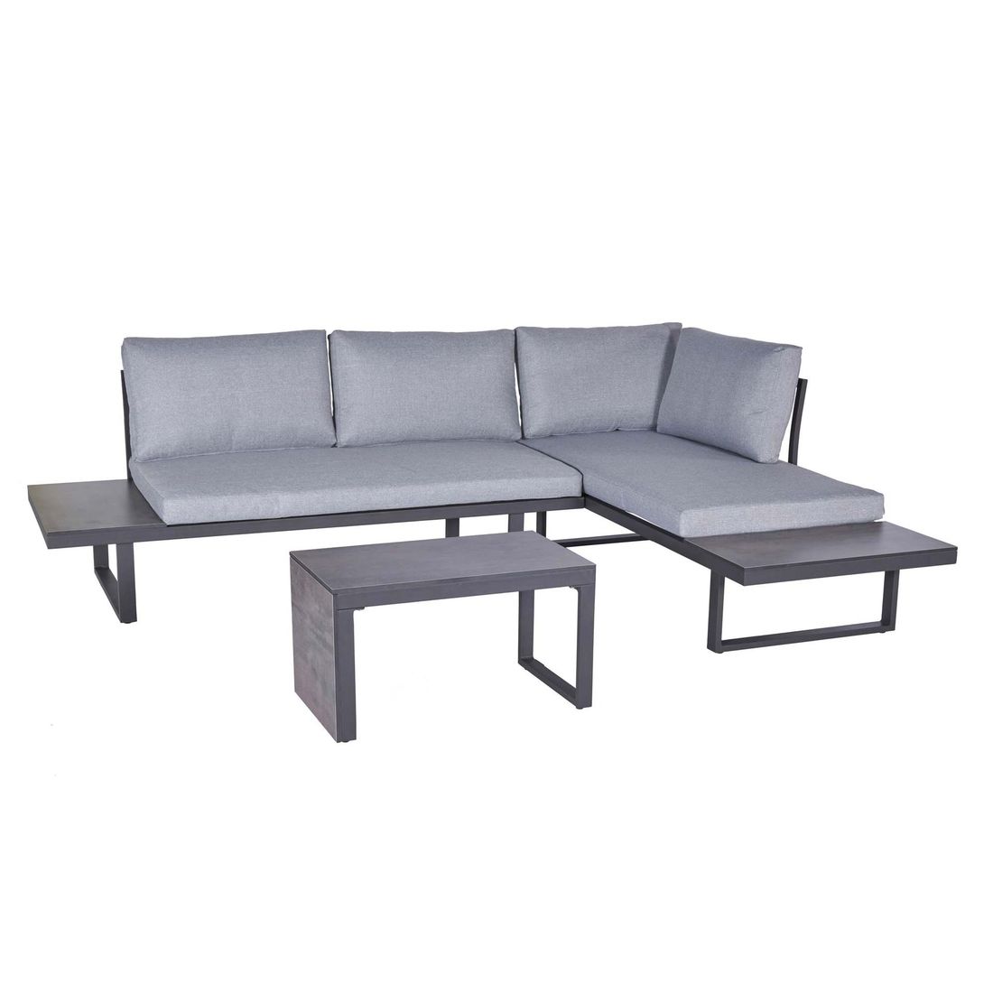 LC Garden Leyaro Ecklounge inkl. Loungetisch Aluminium/Polyester