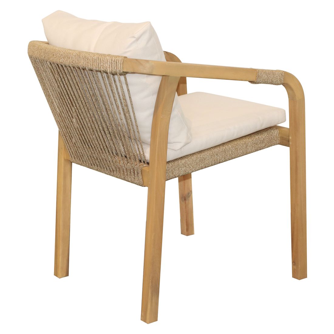 OUTLIV. Amelie Gartensessel Akazie/Rope/Spunpolyester
