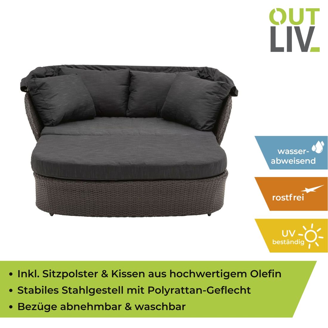 OUTLIV. Spain Sonneninsel Geflecht/Olefin