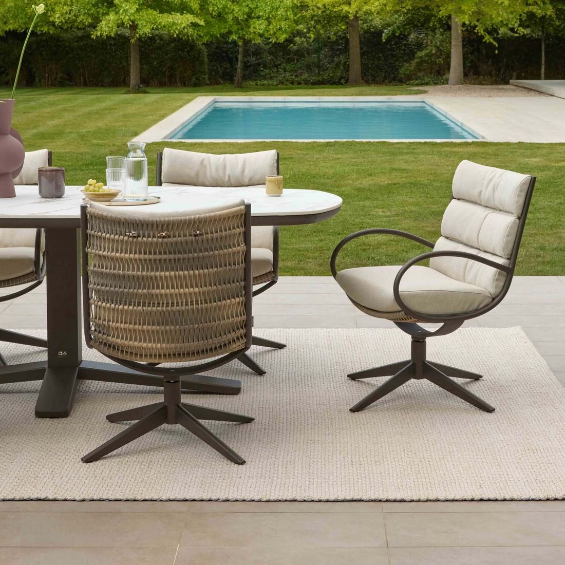 Apple Bee Camp Bay Gartenmöbel-Set Tisch 220x110cm