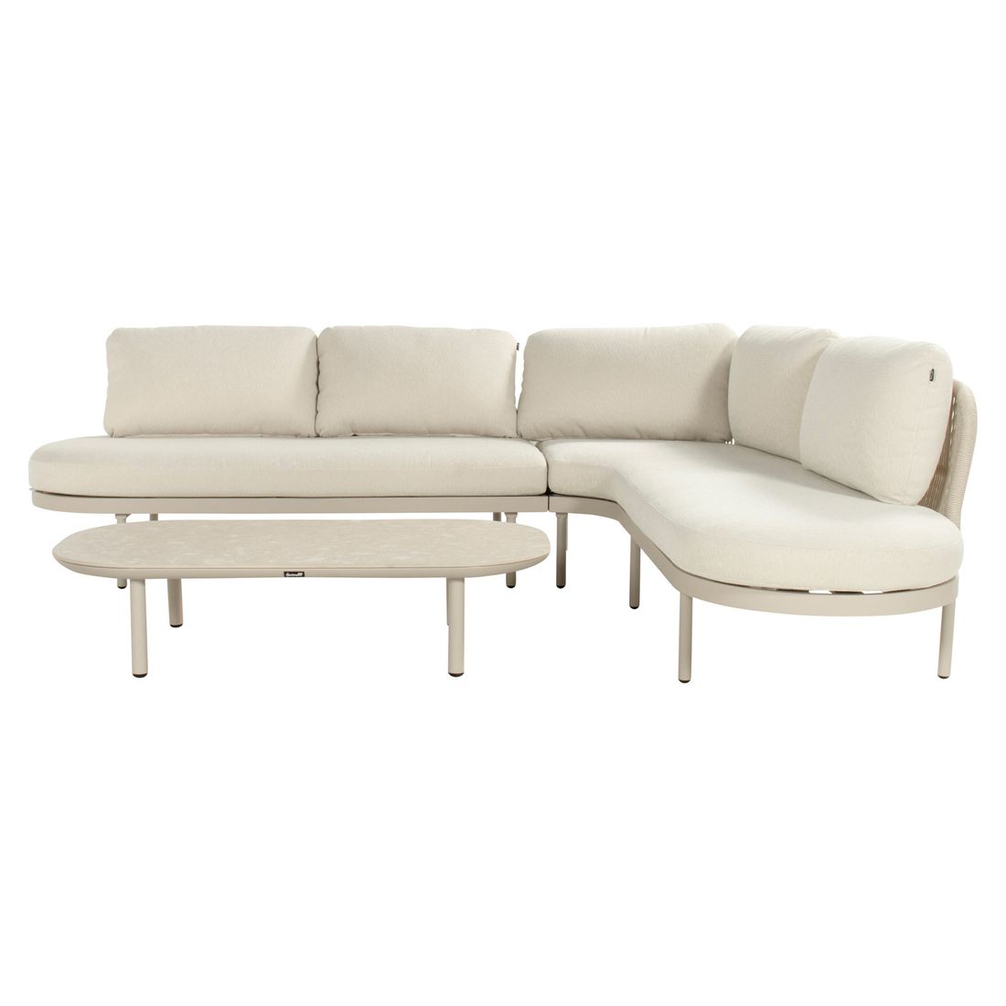 Hartman Bilboa Ecklounge inkl. Loungetisch Aluminium/Rope/Polyester