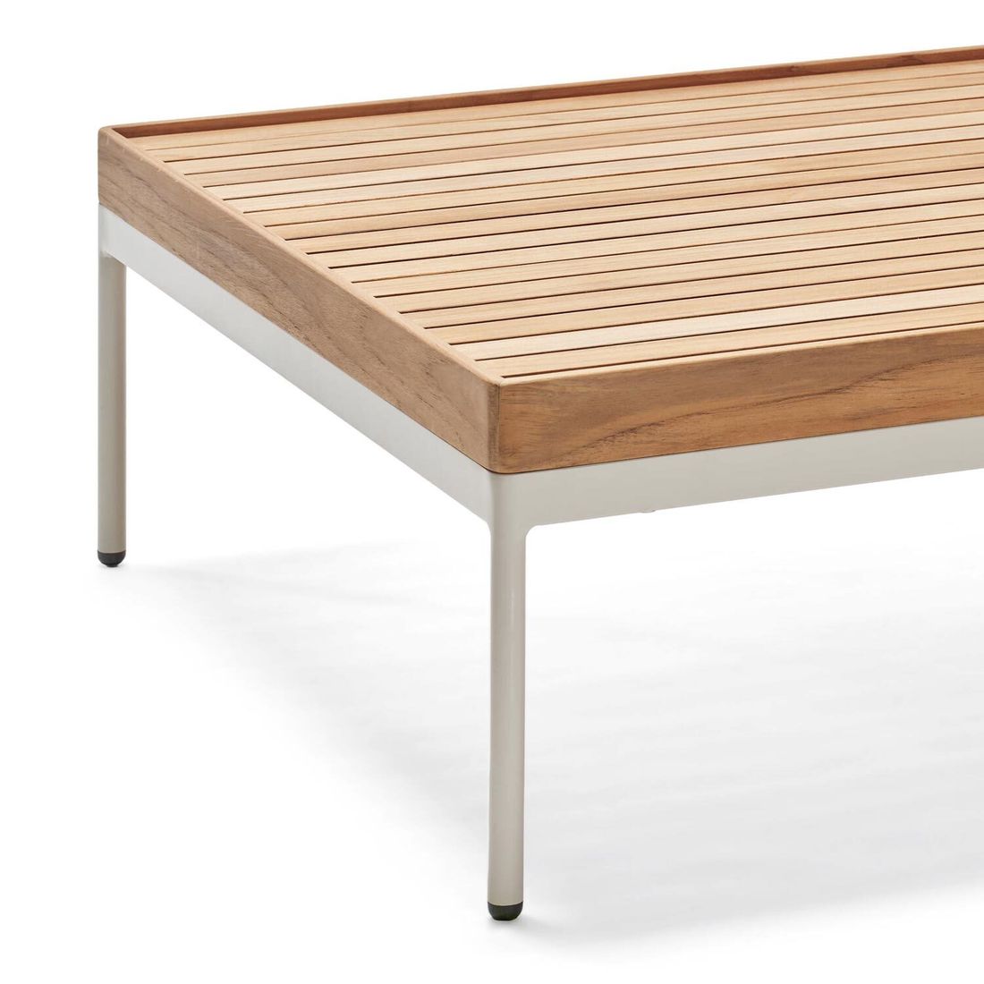 Stern Coco Loungetisch Aluminium/Teak