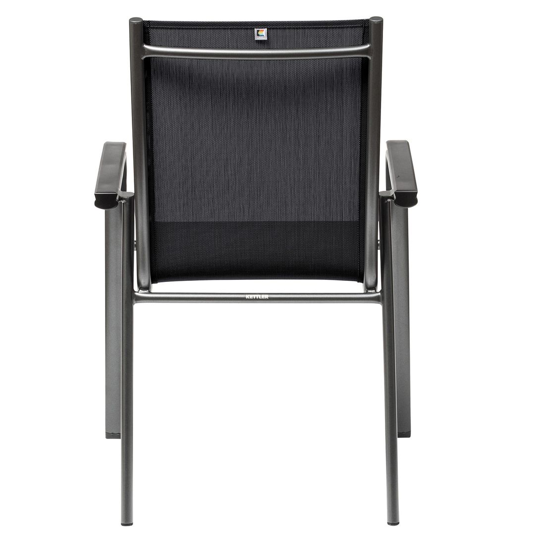 Kettler Cirrus Silver-Line Stapelsessel Aluminium/Outdoorgewebe