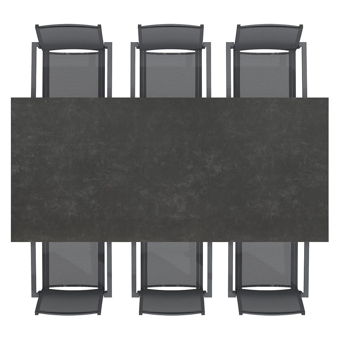 OUTLIV. Kobe Gartenmöbel-Set L (6 Plätze) Tisch 220x100cm
