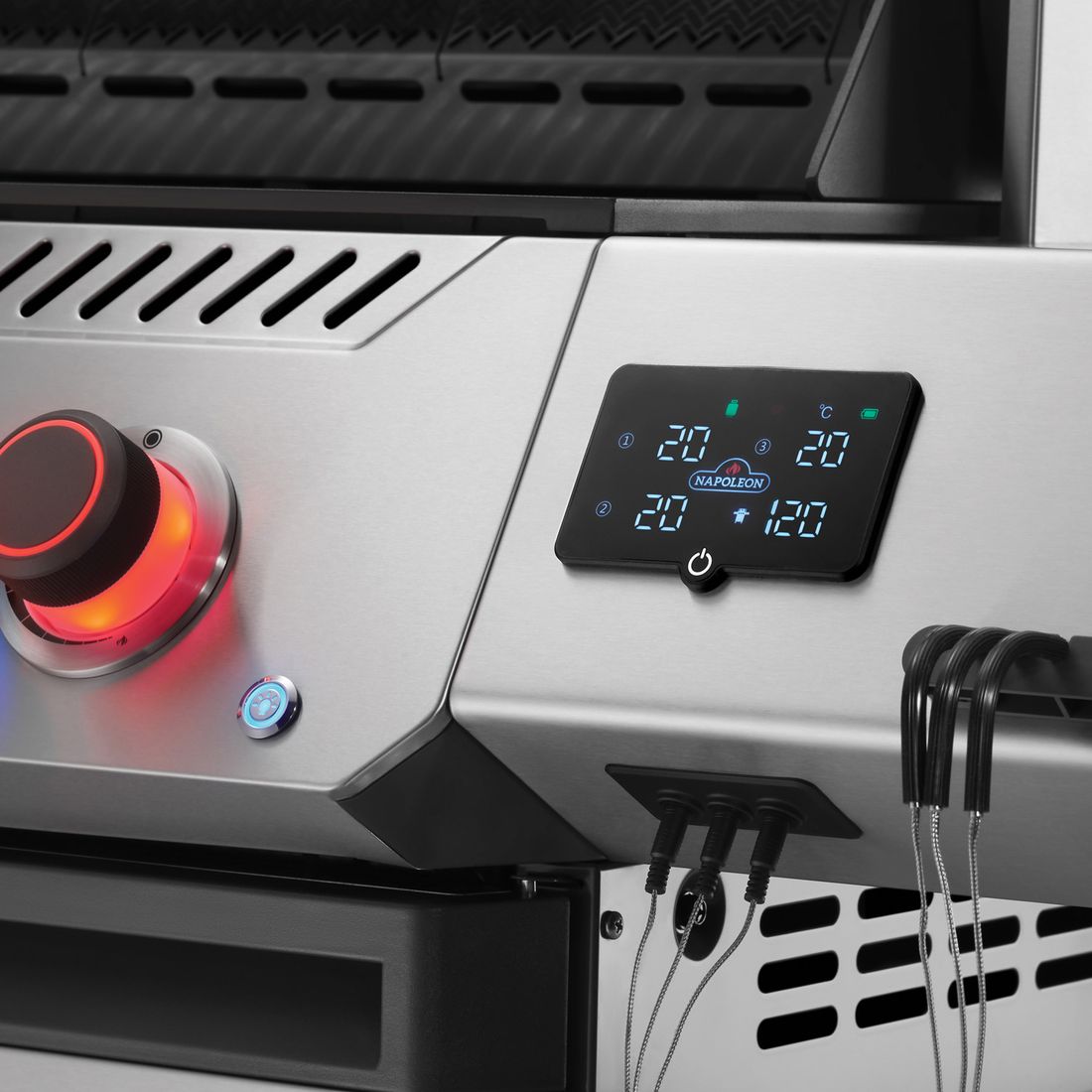 Napoleon Prestige 665 Connected Gasgrill mit Edelstahl-Rosten