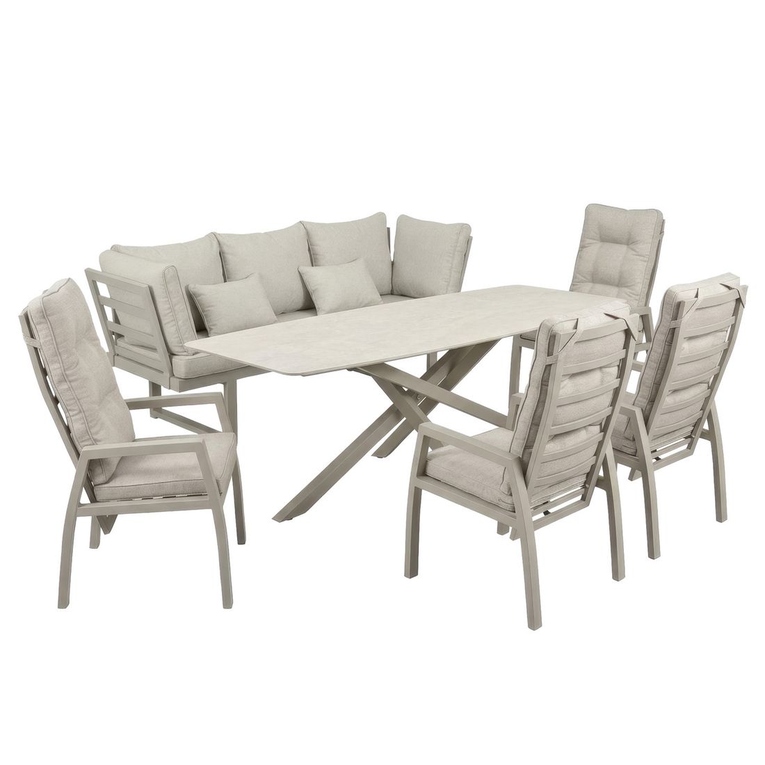 LC Garden Bondino Gartenmöbel-Set Tisch 220x100cm