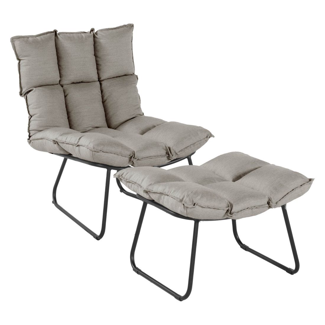 Schöner Wohnen Leska Schaukelsessel Aluminium/Sunbrella