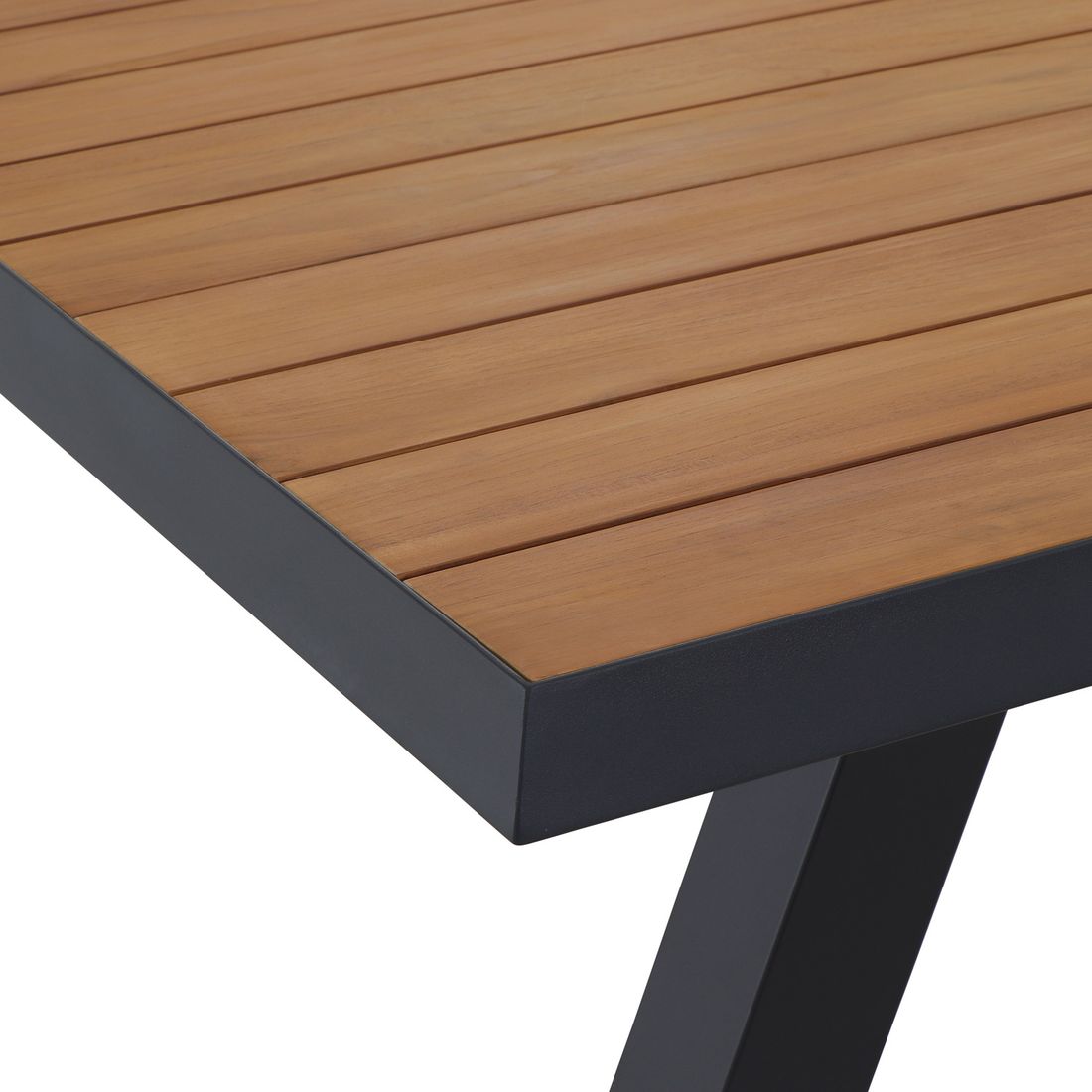 Siena Garden Tirana Gartentisch 200x100cm Aluminium/Teak
