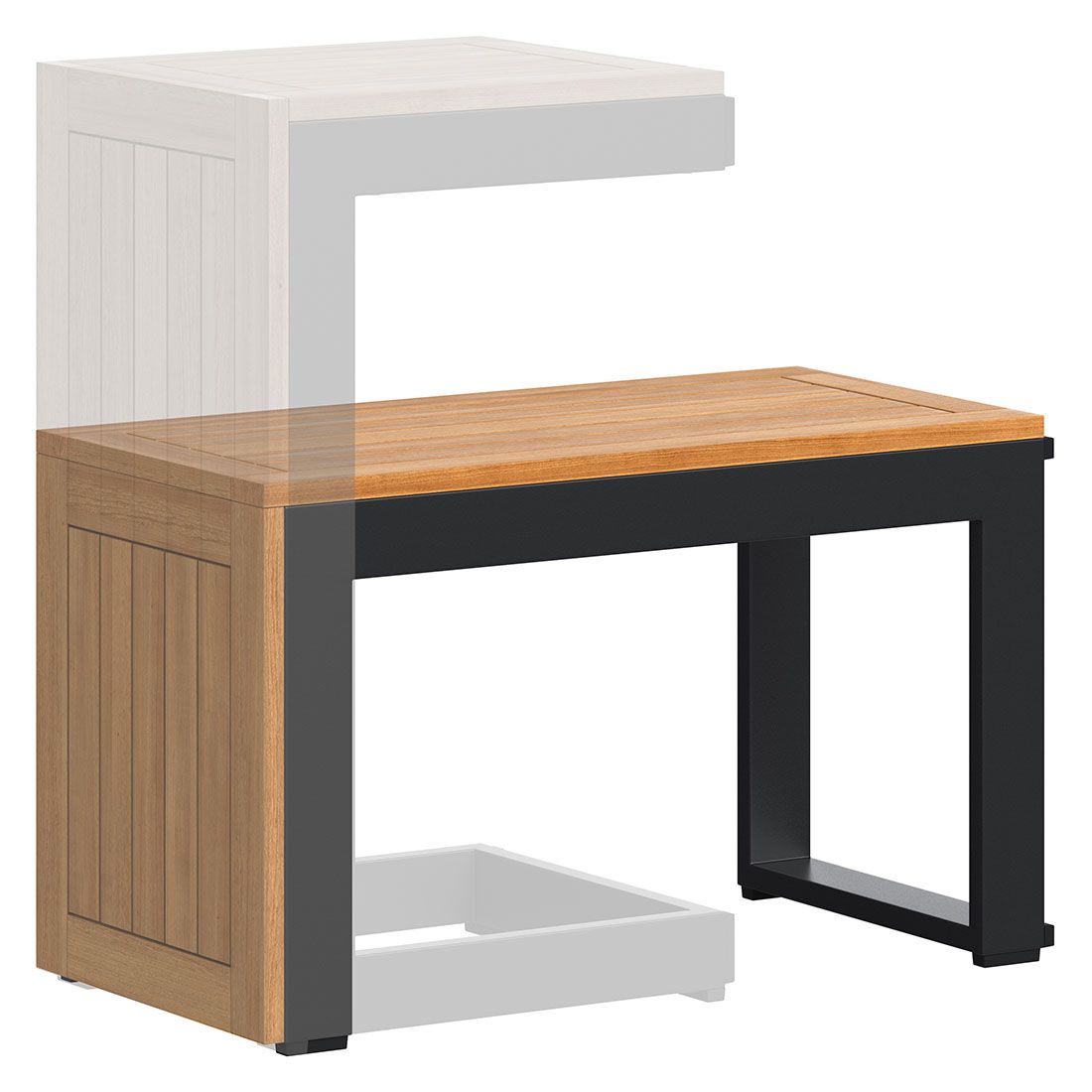 OUTLIV. Alpha Ecklounge Aluminium/Kunstfaser