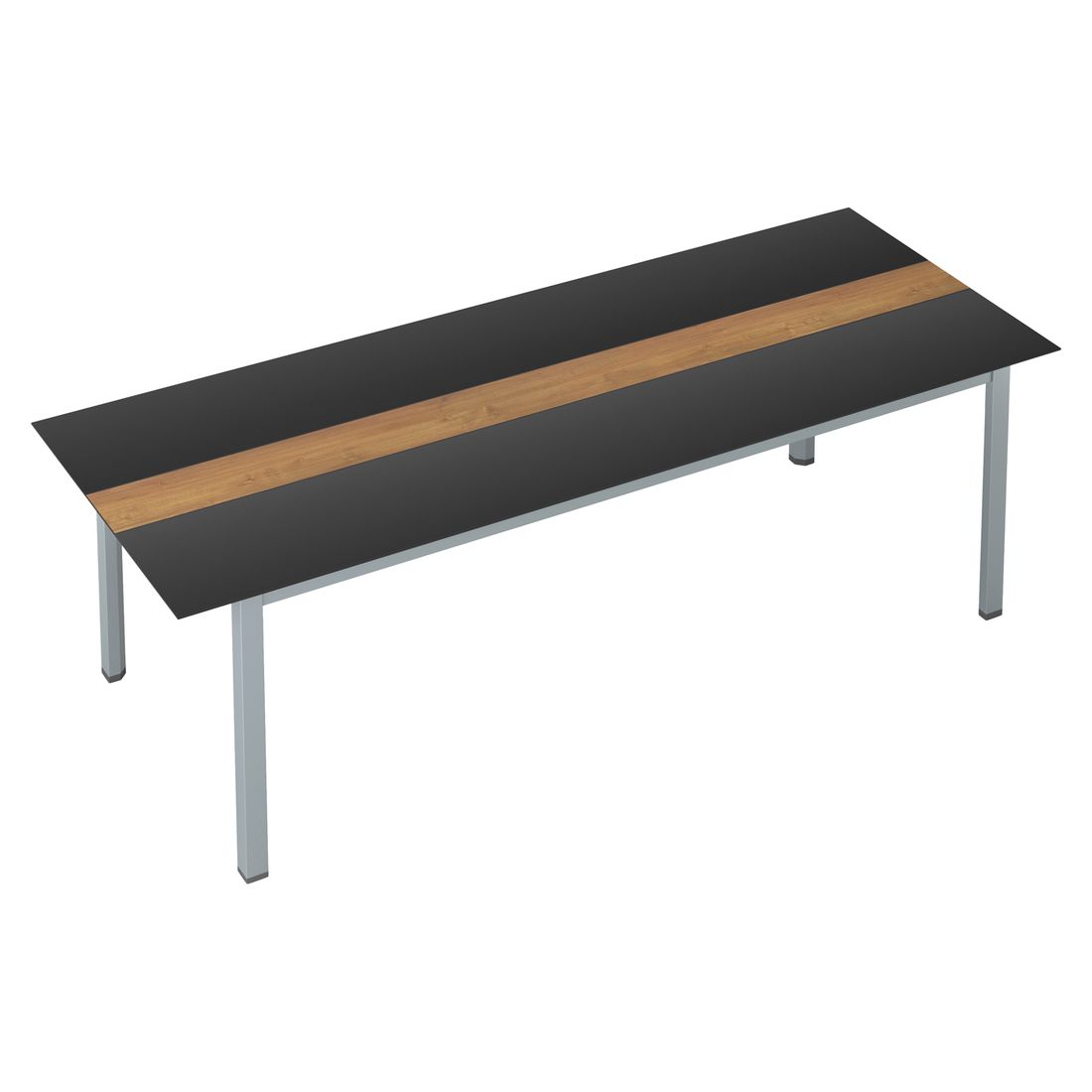 Kettler Cubic Gartentisch 250x97cm Aluminium/HPL