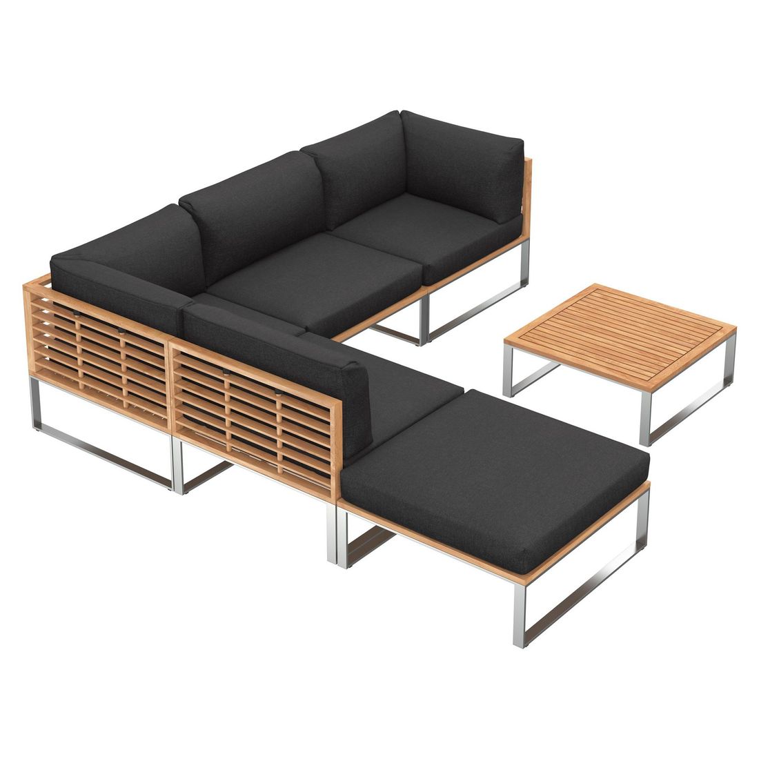 OUTLIV. Sumba Ecklounge Edelstahl/Polyester