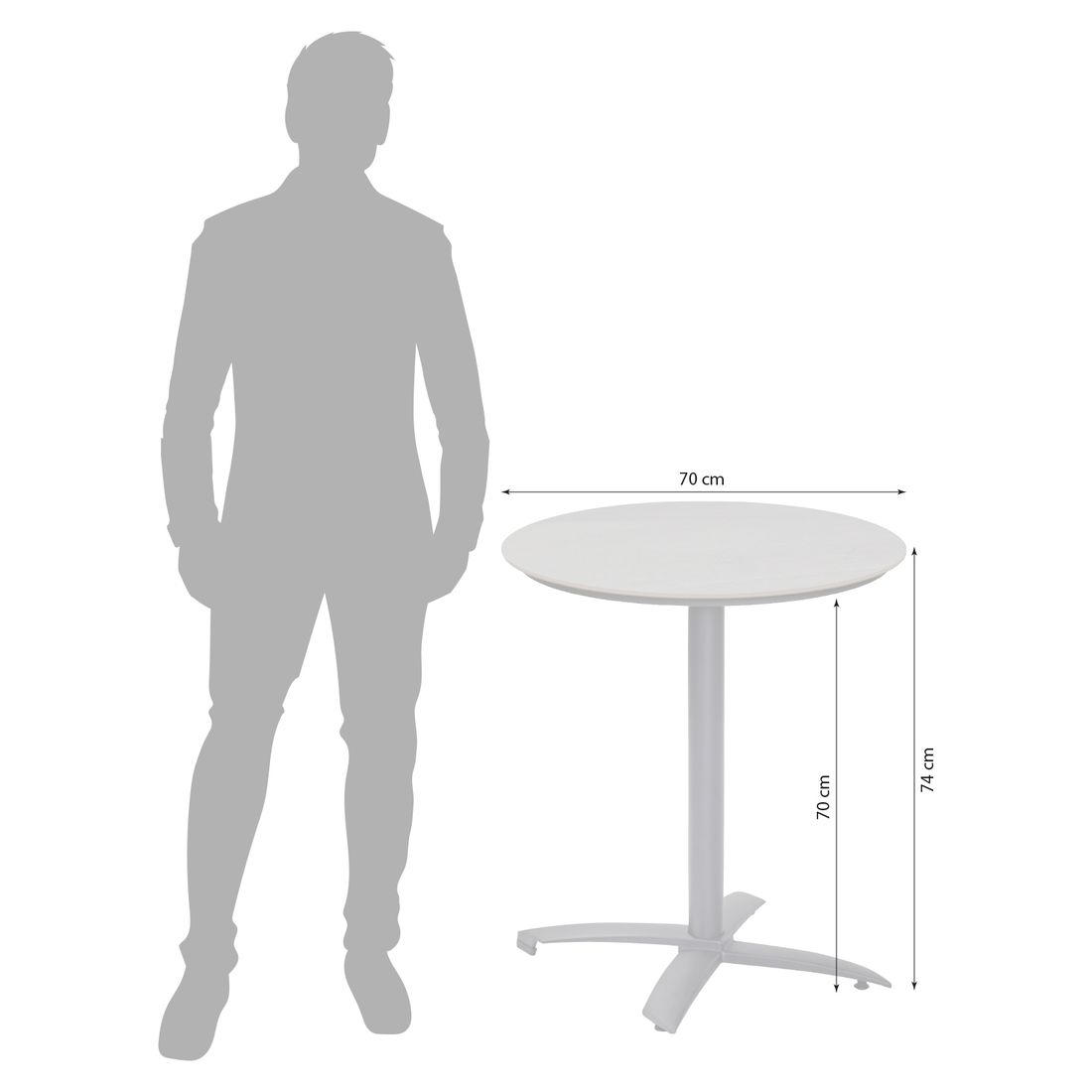 LC Garden Diwo Klapptisch Aluminium/Sinterstein