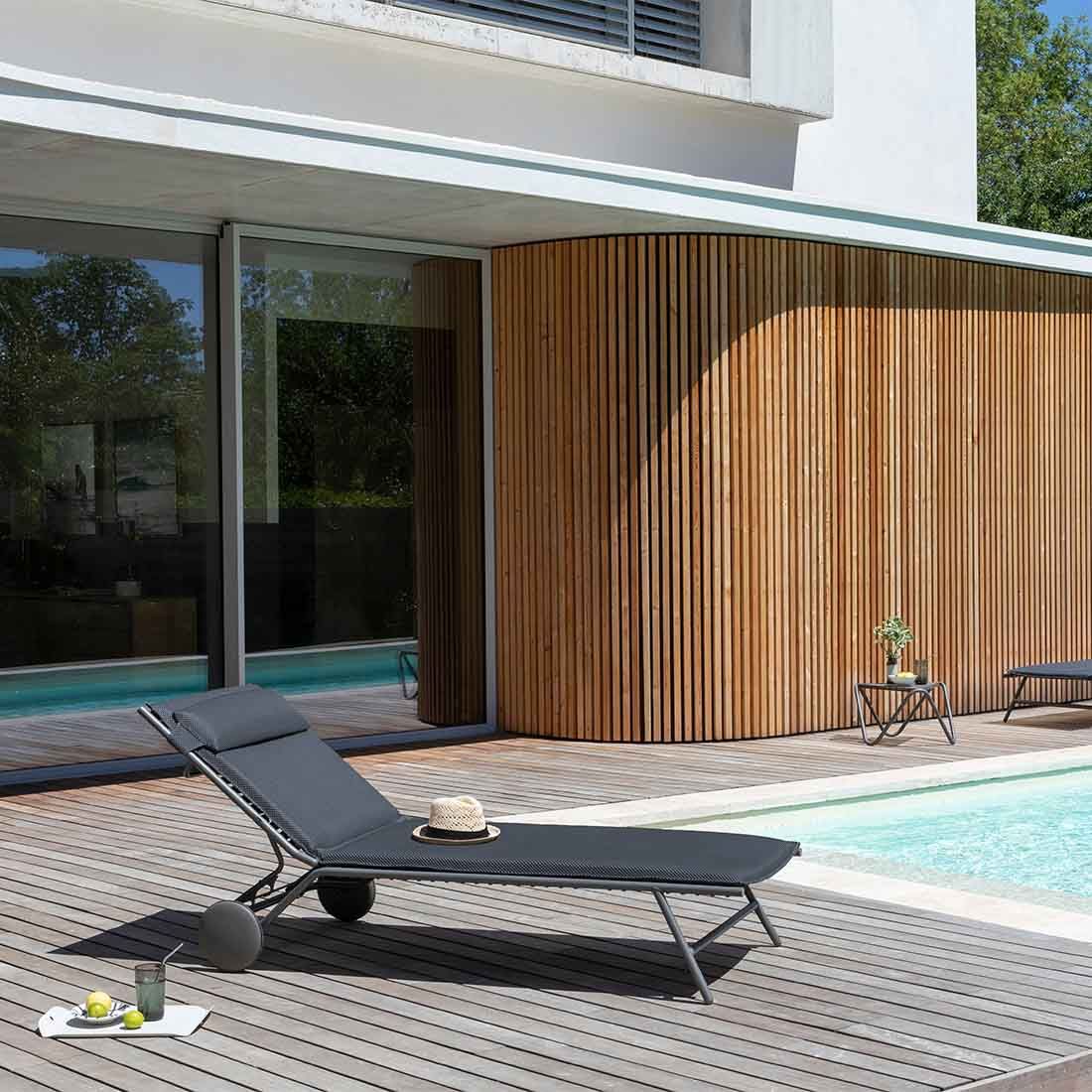 Lafuma Miami II Gartenliege Stahl/BeComfort