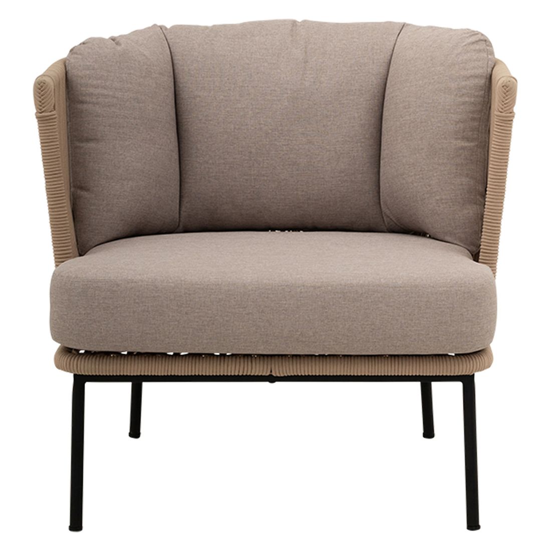 Cosmic Collection Touch Lougesessel Stahl/Rope/Spun Polyester