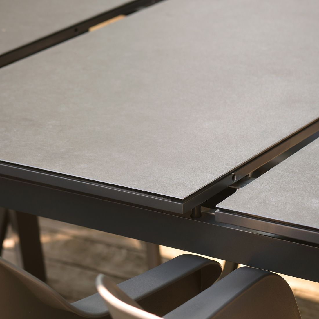 Hartman Trinity Ausziehtisch 200/260x100cm Aluminium/Glaskeramik