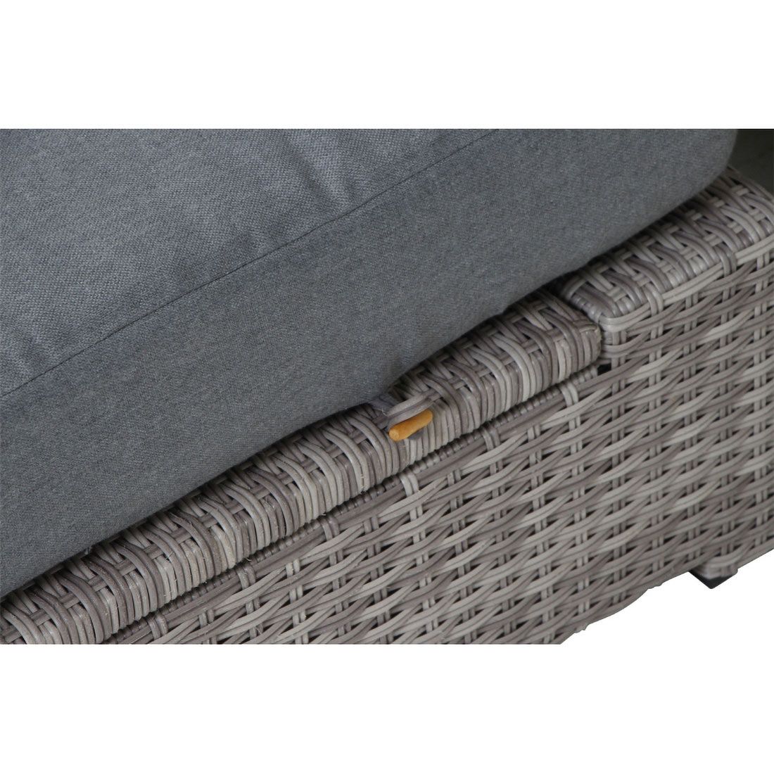 Siena Garden Lobos II Daybed verstellbar Geflecht/Textil inkl. Kissen