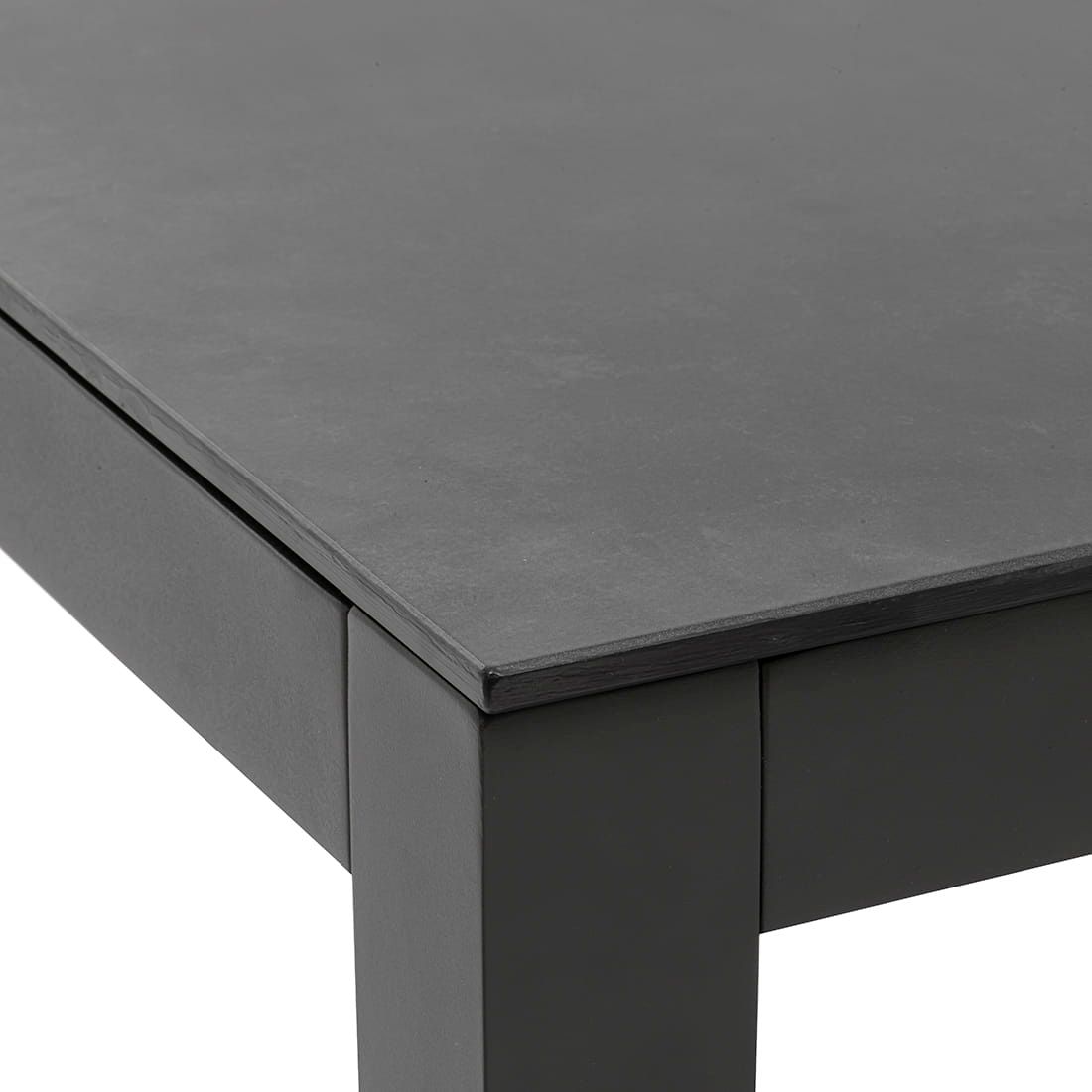 OUTLIV. Gartentisch 220x100cm Aluminium/Glaskeramik