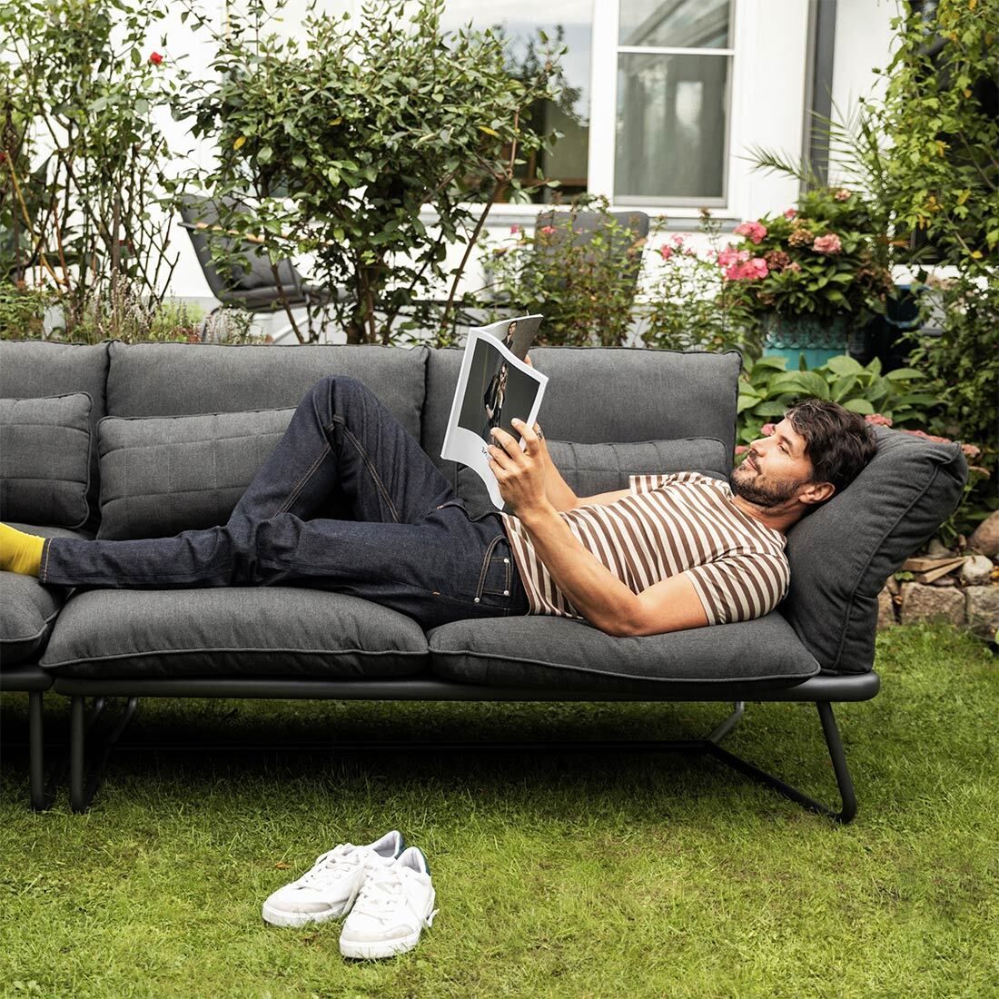 Kettler Gentle Ecklounge Aluminium/Sunbrella