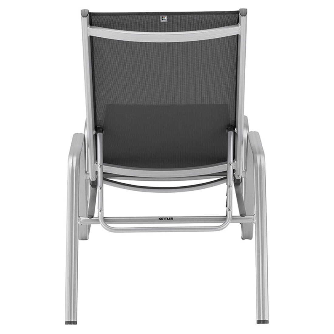 Kettler Basic Plus Gartenliege verstellbar Aluminium/Outdoorgewebe
