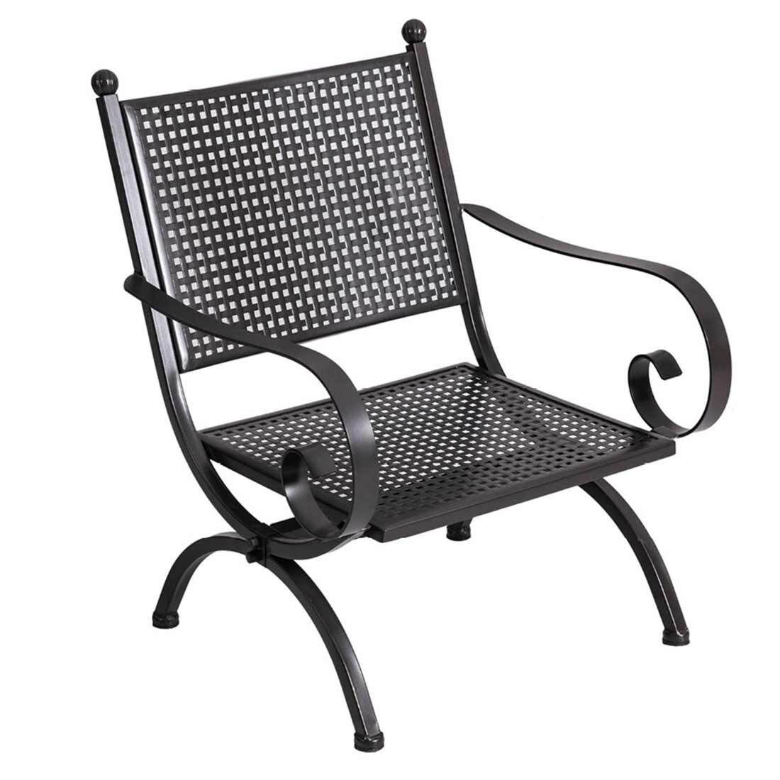 MBM Romeo Loungeset inkl. Loungetisch Schmiedeeisen/Baumwolle