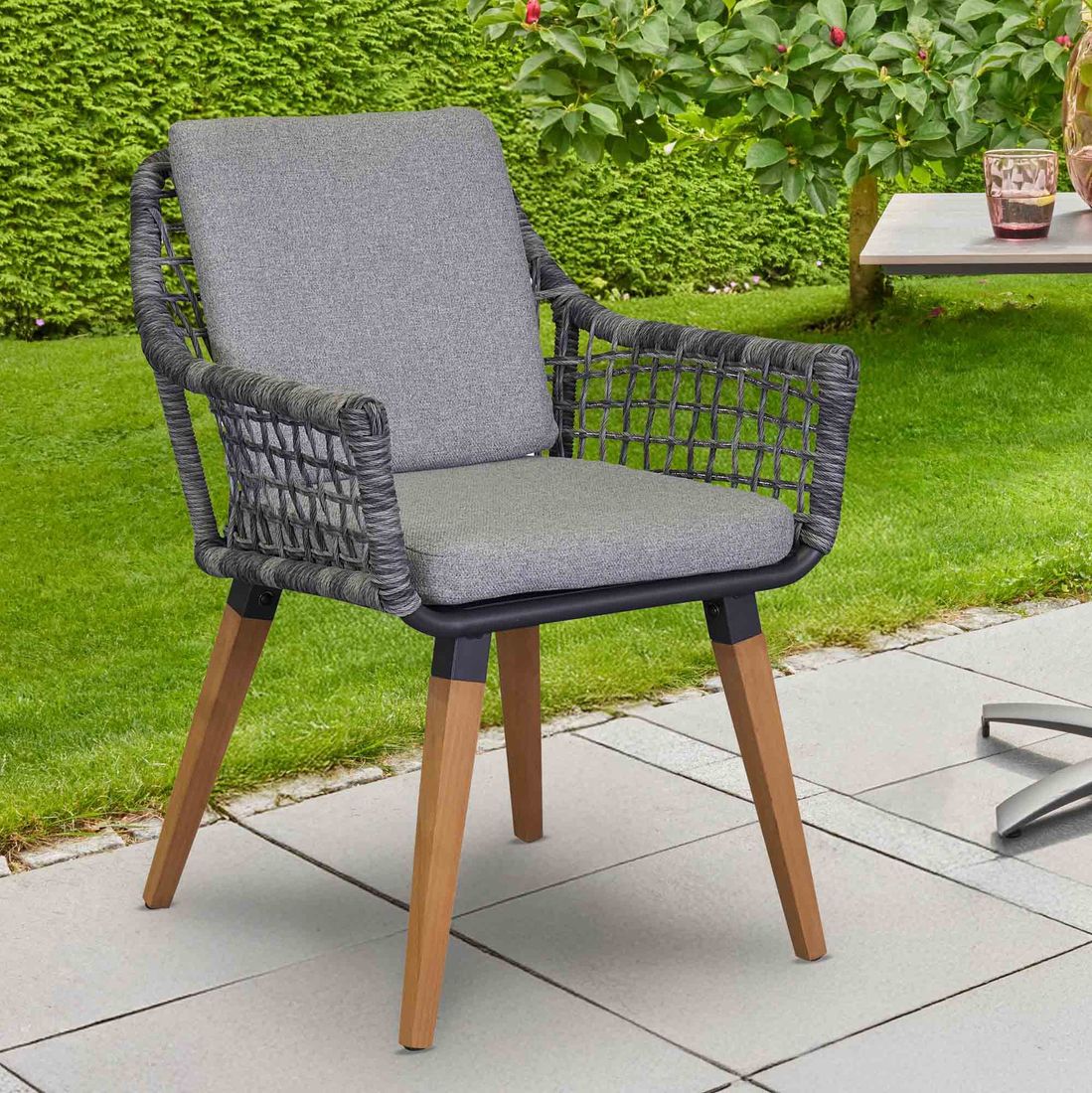 LC Garden Tinity Gartensessel Aluminium/Rope