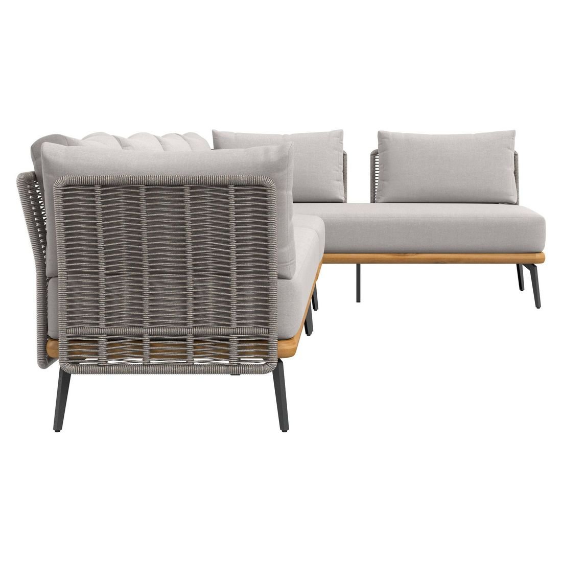OUTLIV. Ava Dininglounge Akazie/Rope/Polyester