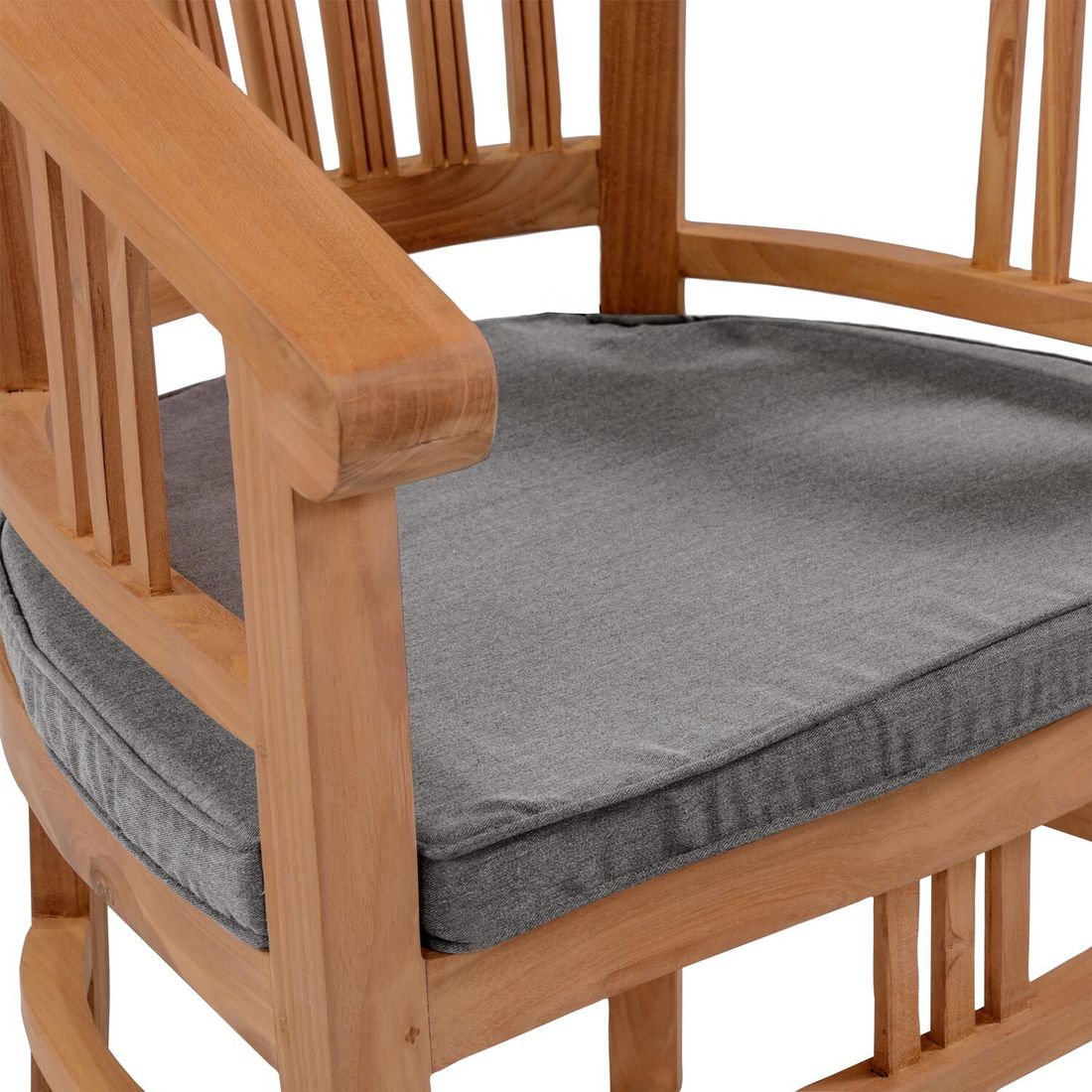 OUTLIV. Batavia Gartensessel Eco-Teak inklusive Kissen