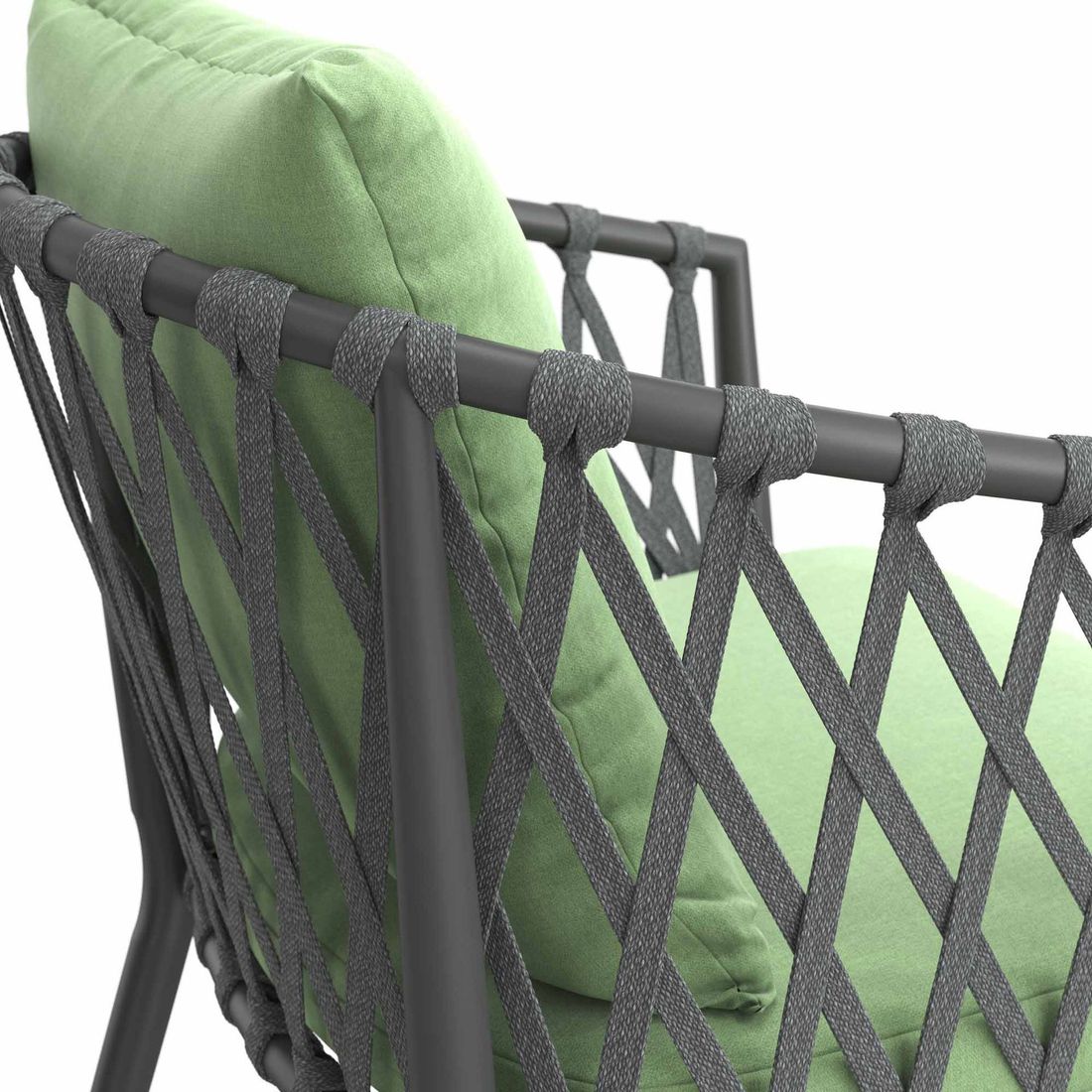 LC Garden Sunrepo Stapelsessel Aluminium mit Sitz- und Rückenkissen