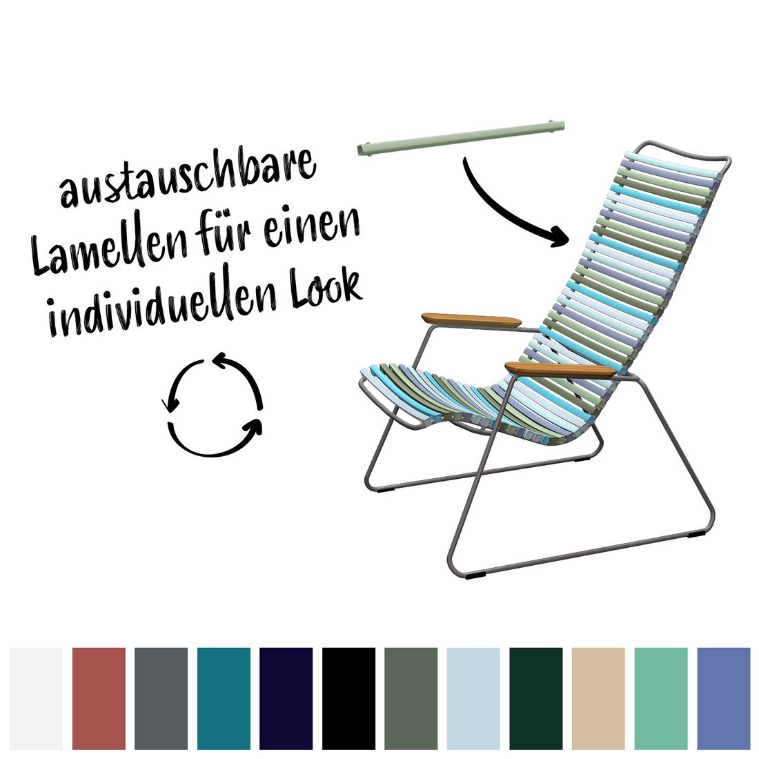 Houe Click Lamellen Ø12 mm