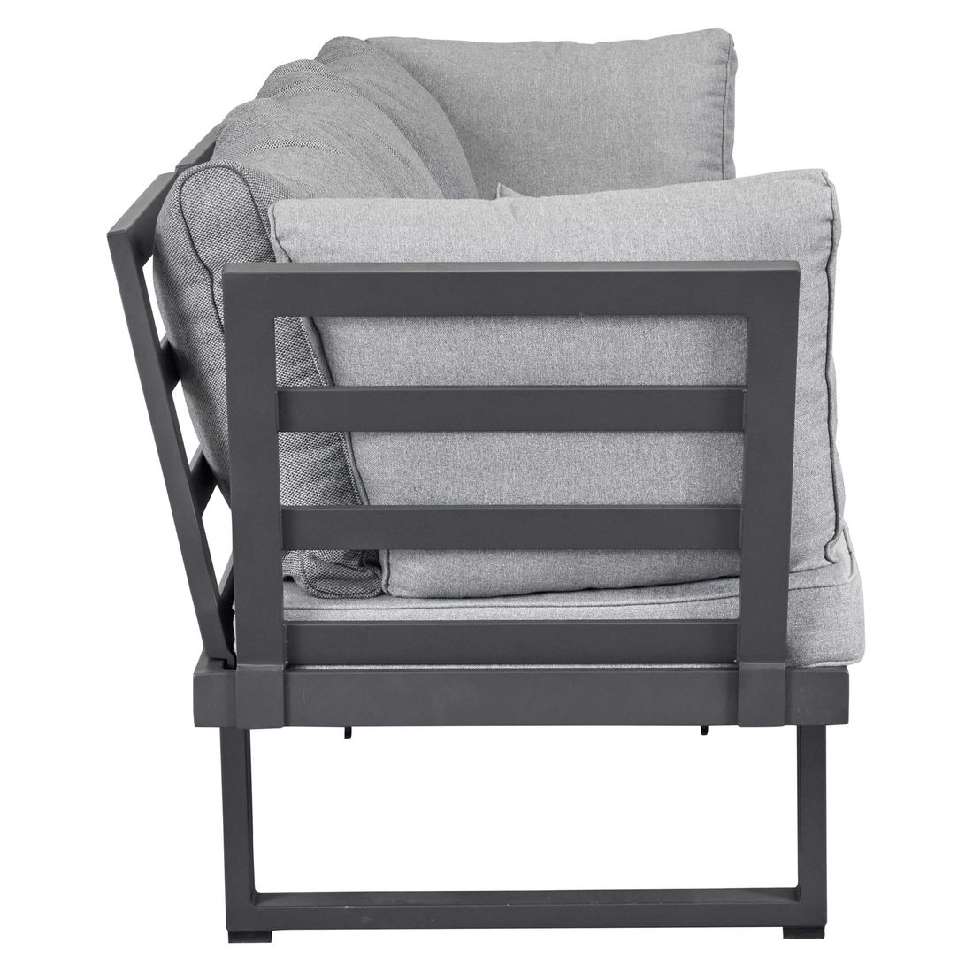 OUTLIV. Broome Diningsofa Aluminium/Kunstfaser