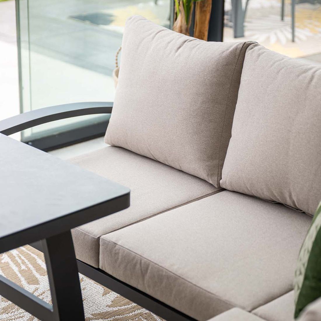 Garden Impressions Vasano Dininglounge Tisch 150x80cm Aluminium/Polyester