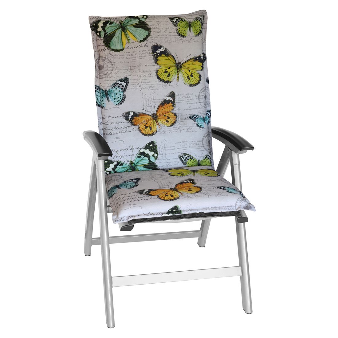 KETTtex Florence Gartenstuhlauflage Hochlehner 50x120cm Baumwolle